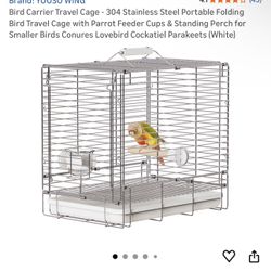 Friendly Conure Parrot Bird Cage