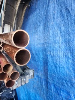 2 cooper pipe type L 1 1/4 , 10ft long $80 each