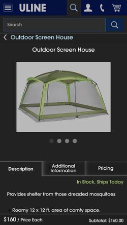 Outdoor Screenhouse