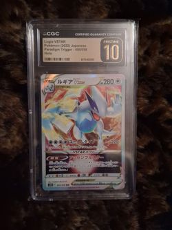 Lugia VSTAR CGC Pristine 10 Japanese Holo Pokemon Card