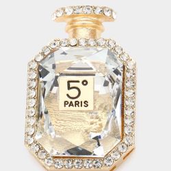 Perfume Bottle Brooch