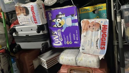 Diapers and baby clothes