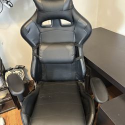 Gaming Chair, Desk, Side Table, File Cabinet 