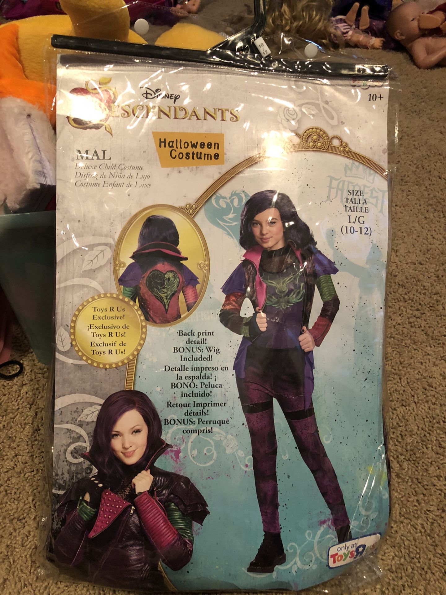 Descendants costume size 10/12 girls