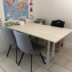 Table And 4 Chairs 