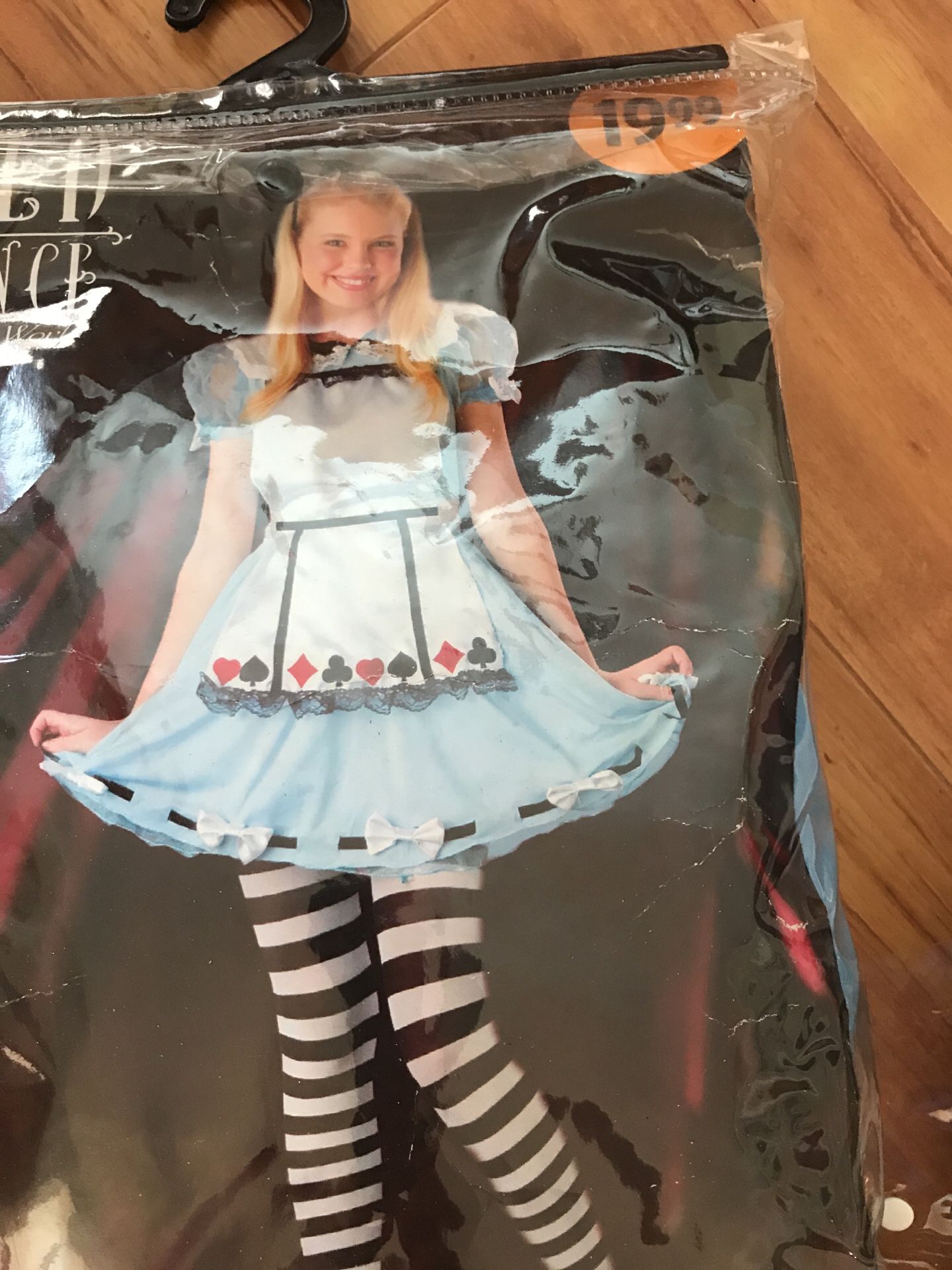 Alice in Wonderland Costume Halloween tween girls 12-14