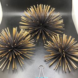 Metal Starburst Wall Art 5,7,8” (D19)