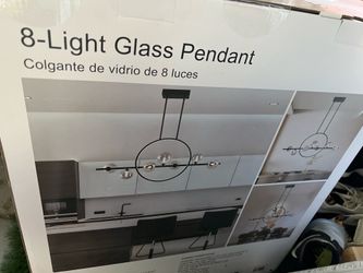 Light glass pendant