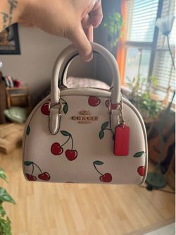 Coach Cherry Purse Mini Satchel