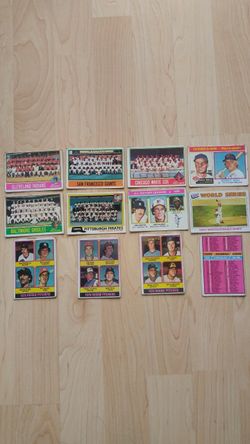 Lot pick card baseball team collection (12 card)