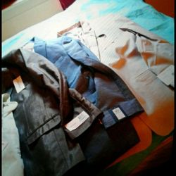 Mens & Boys Suits & Shoes or separate clothing in Dress shirts &Dress pant also Dress clothes for Ladies & Girls  lmk your size first 