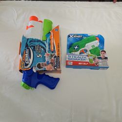 Nerf Super Soaker And Zuru Xshot