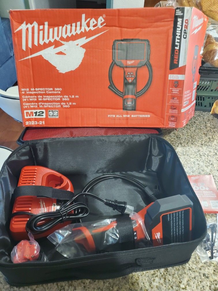 Milwaukee M12 M Spector 360 4' Inspection Camera Kit
