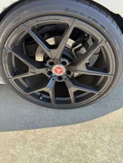 20 Inch Staggered AMG Wheels w/ tire Sensors 5x112