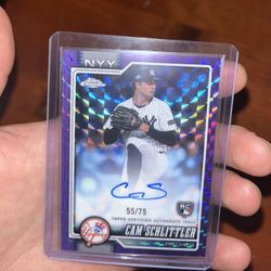 Cam Schlittler Rookie Autograph 