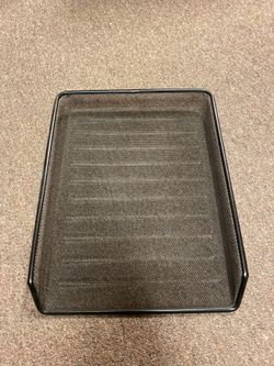 Desktop black paper tray