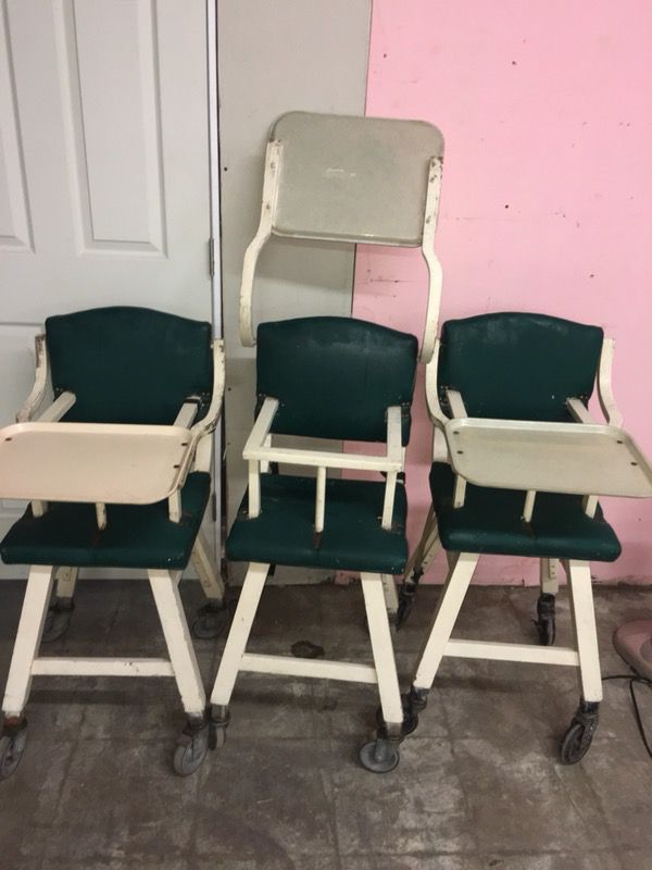 Antique baby high chairs