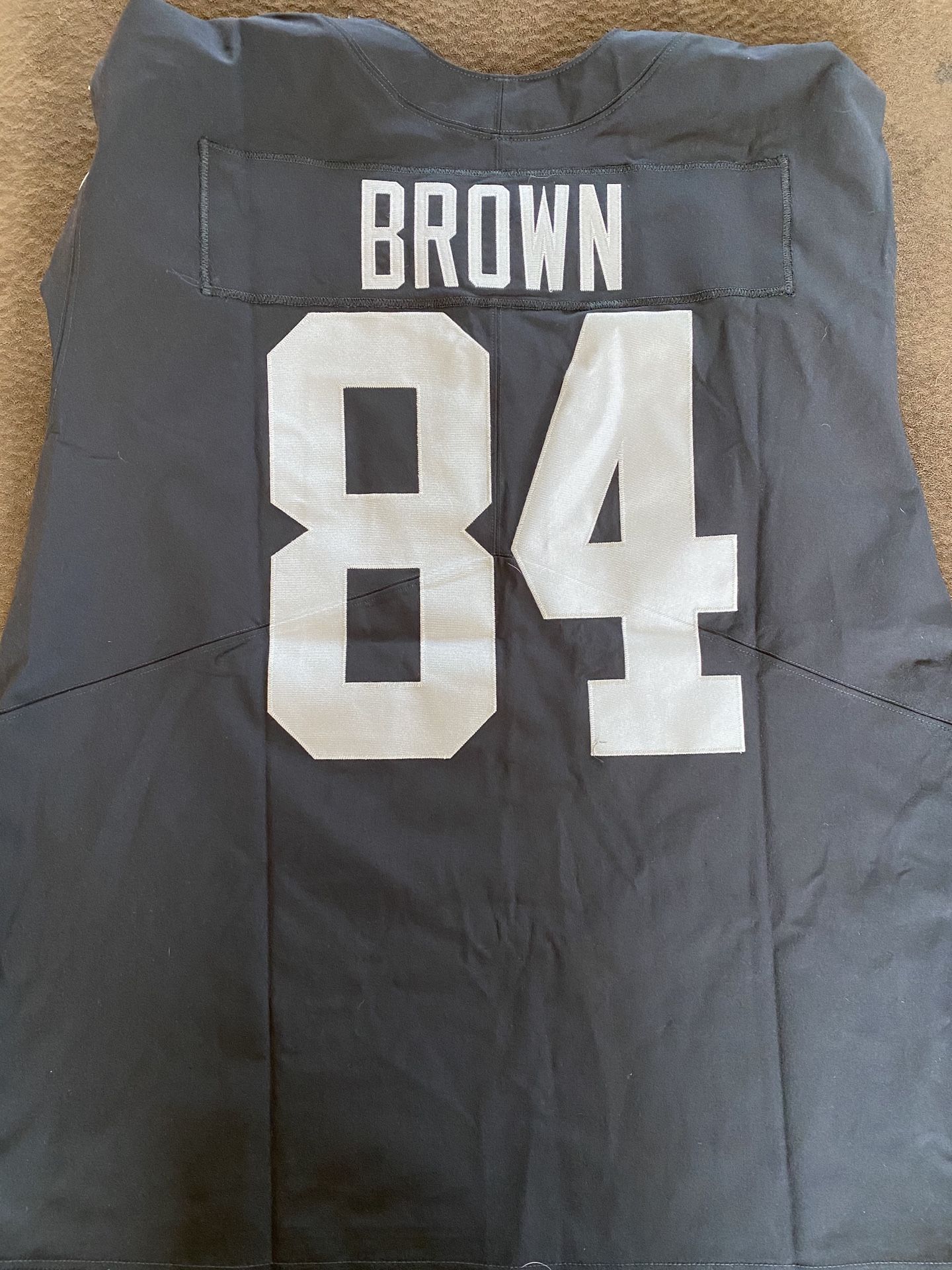 Nike Elite Antonio Brown Oakland Raiders Size 52 Football Jersey