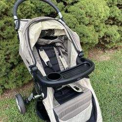 City Mini by Baby Jogger - Tan/Beige Single Seat