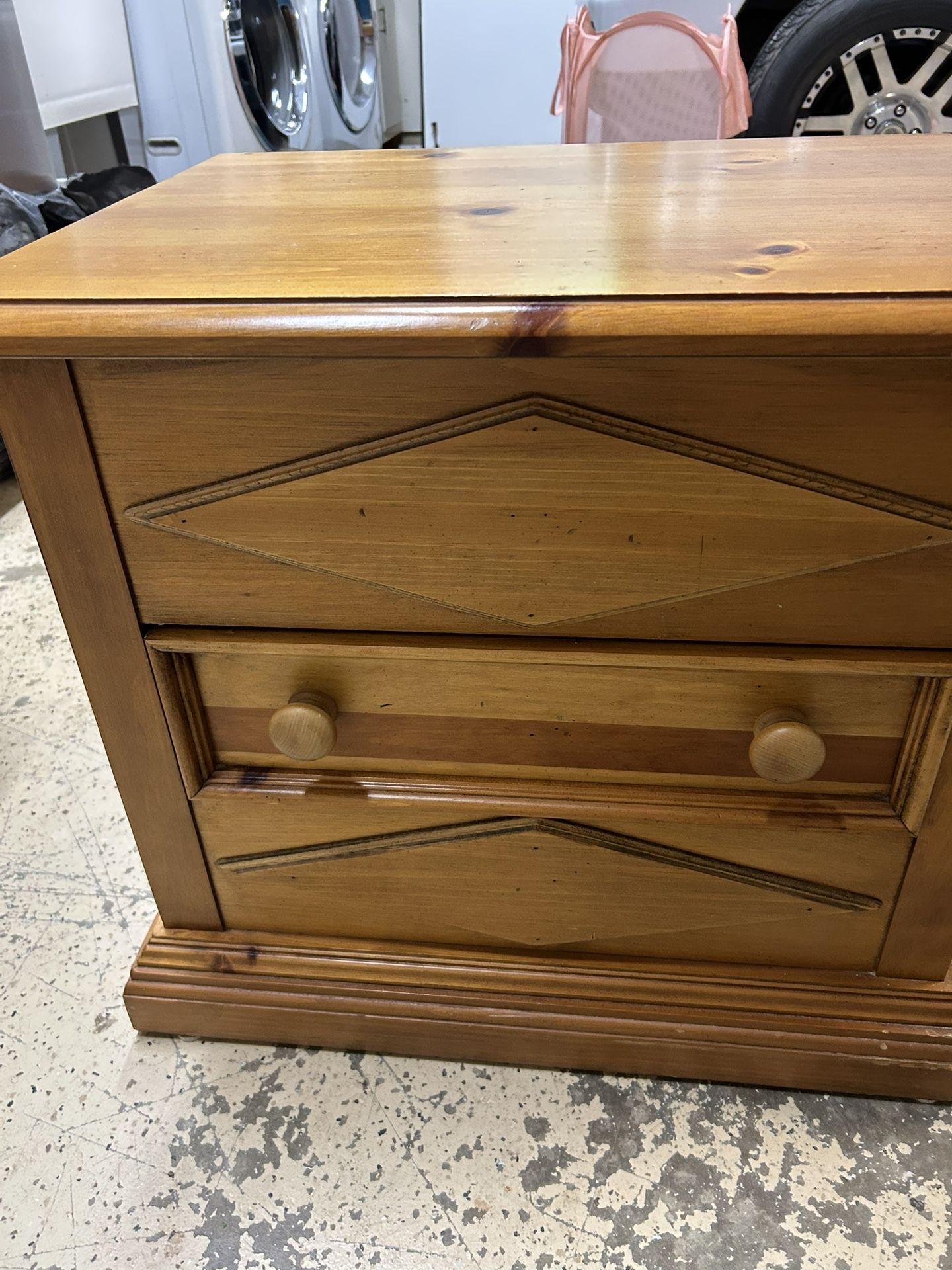 Unique Side Table 3 Sided