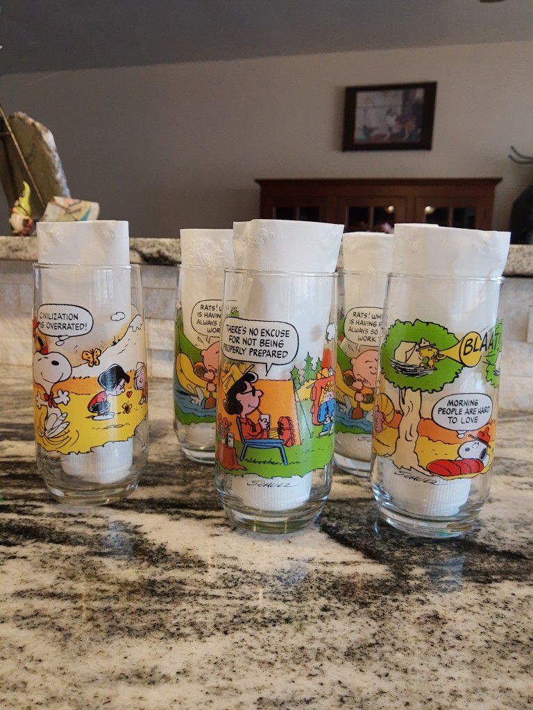 Collectable Peanuts Glasses