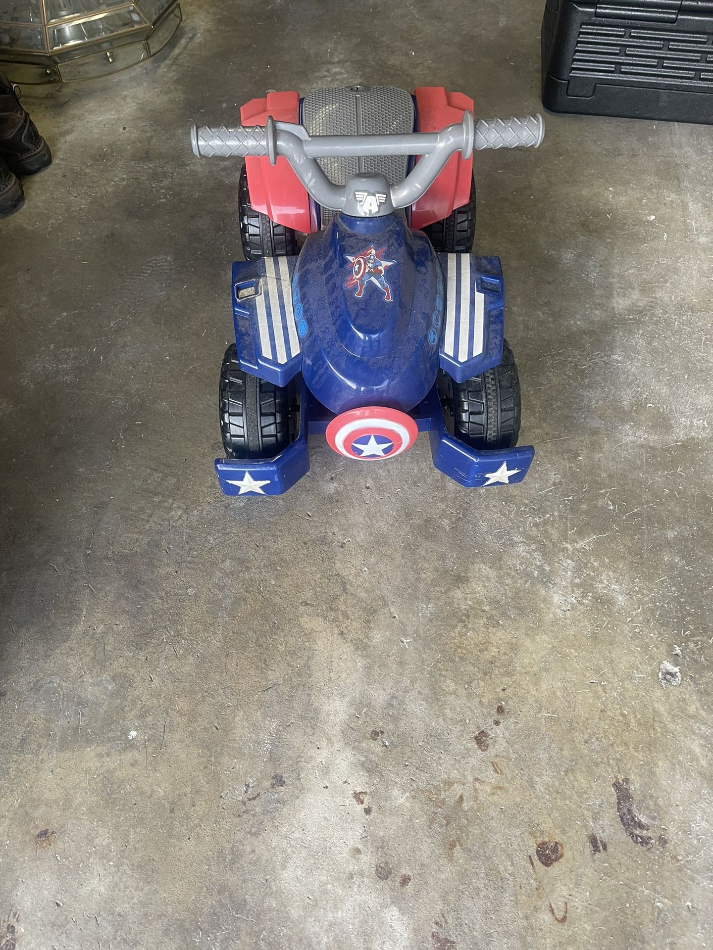 Captain America Battery Scooter 