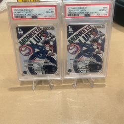 Luffy x Dodgers Promo card TCG