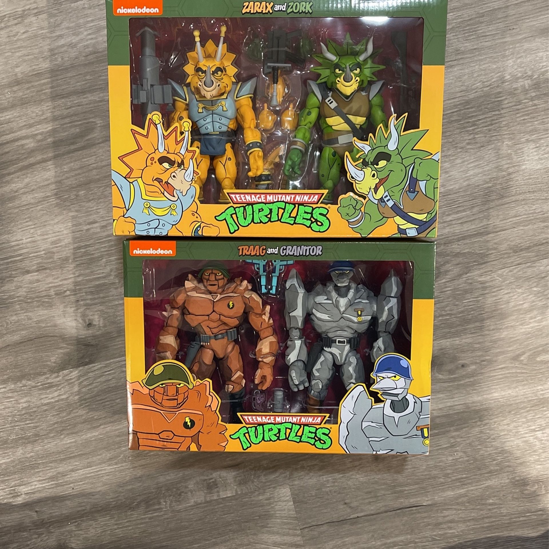 Neca TMNT Zarax And Zork / Traag And Granitor