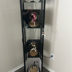 Whole set even glass shelve