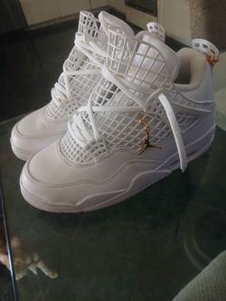 Jordan 4 white net woman