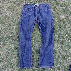 Grey Levi 514 Slim Straight