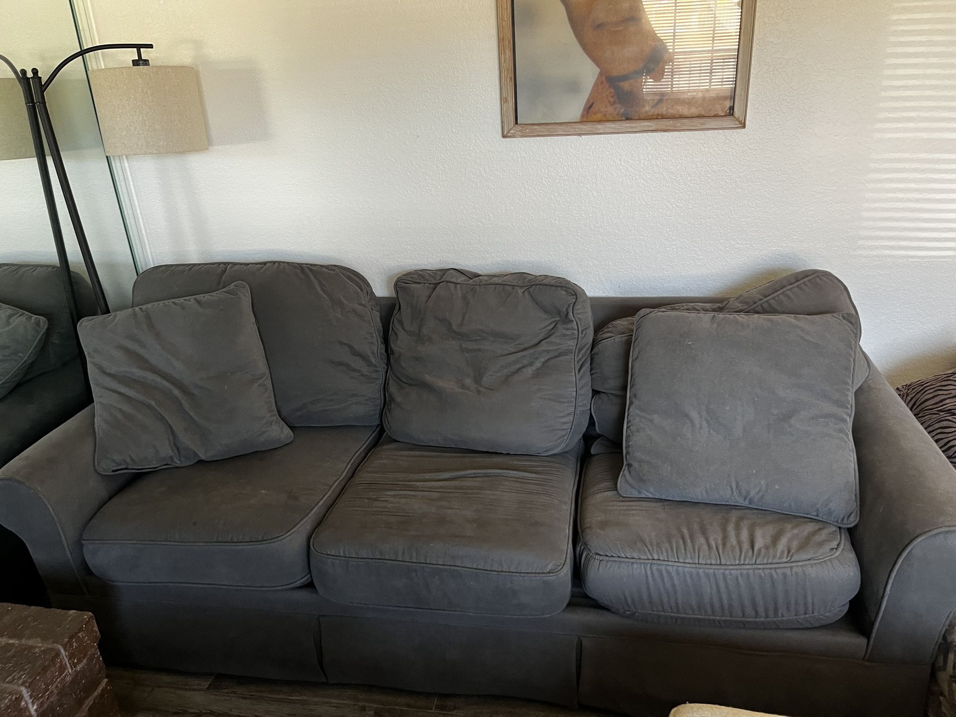 Grey 3 Seater Couch 