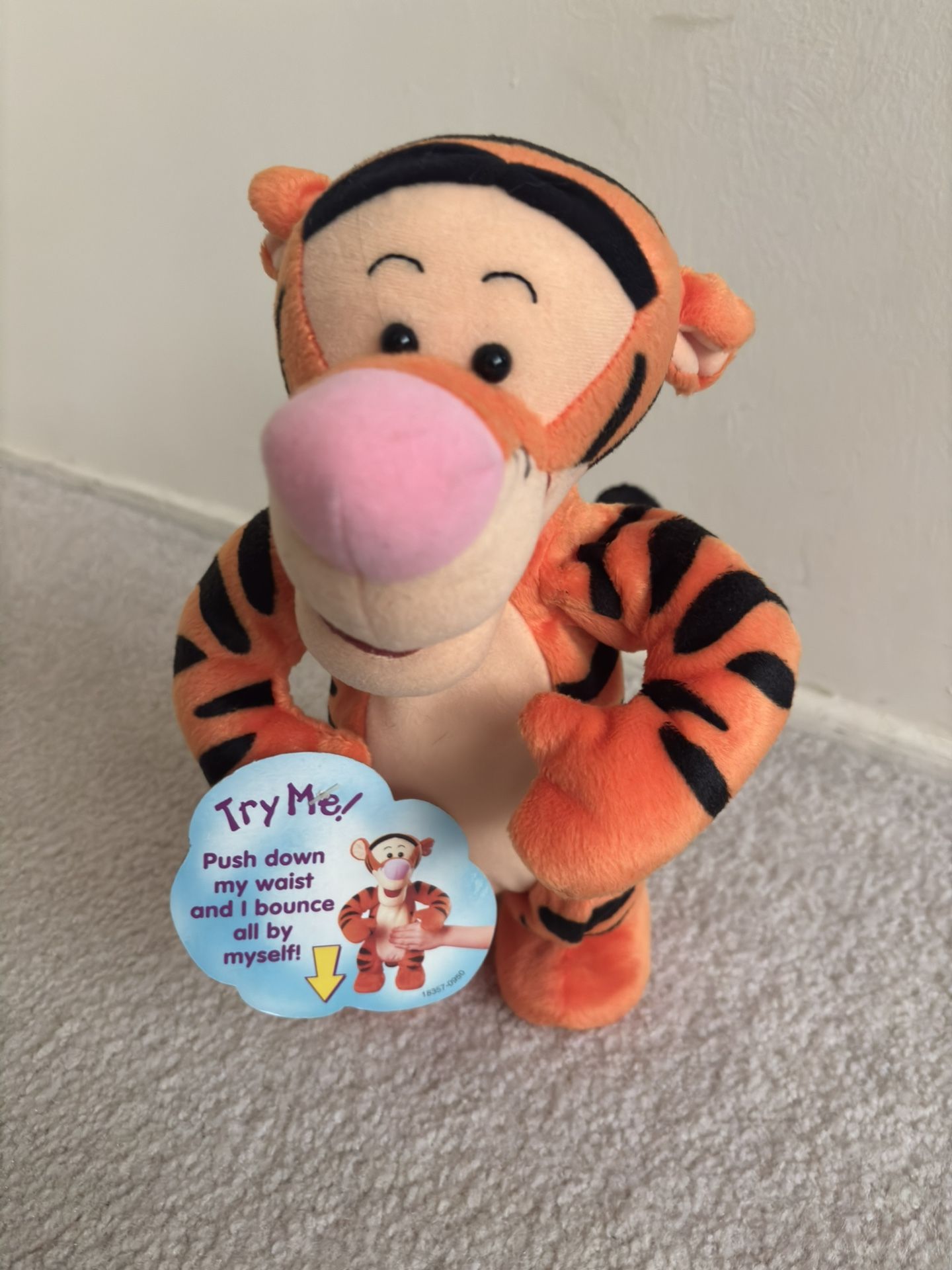 Tigger from Winnie the Pooh Bouncing/talking Plush Toy