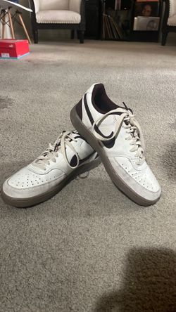 Nike Court Vision Sneakers Red and White