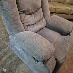 Recliner   - light blue   - good condition  - can deliver