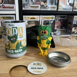 VAULTED LIMITED EDITION Merman Funko Soda MOTU Masters of Universe Animation LE