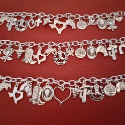 Adjustable Handmade Charm's Bracelet's asking $20 each (See Pictures)