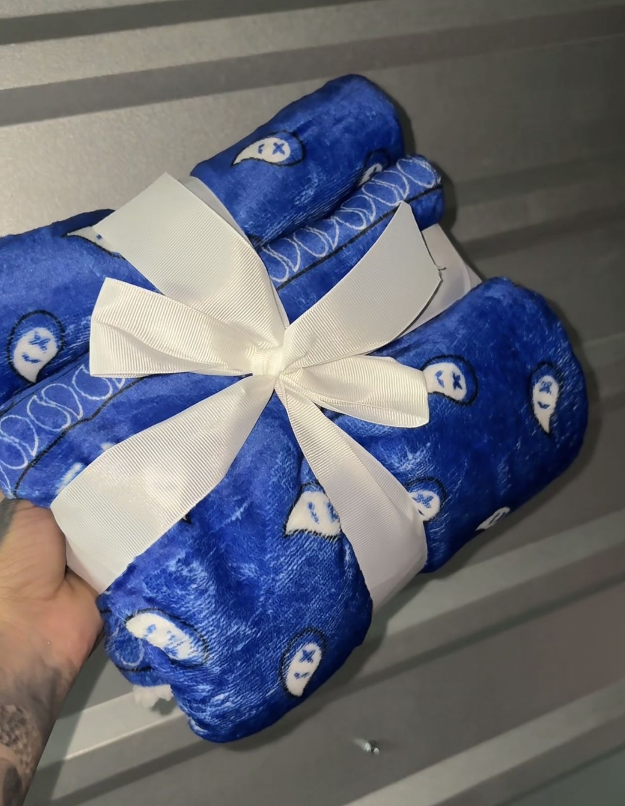 ๐ฉต Blue Bandana Baby Blanket ๐ฉต
