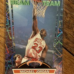 1992 Stadium Club Michael Jordan Beam Team 