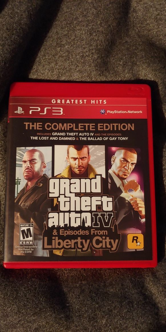 Grand Theft Auto IV Complete PS3 Game