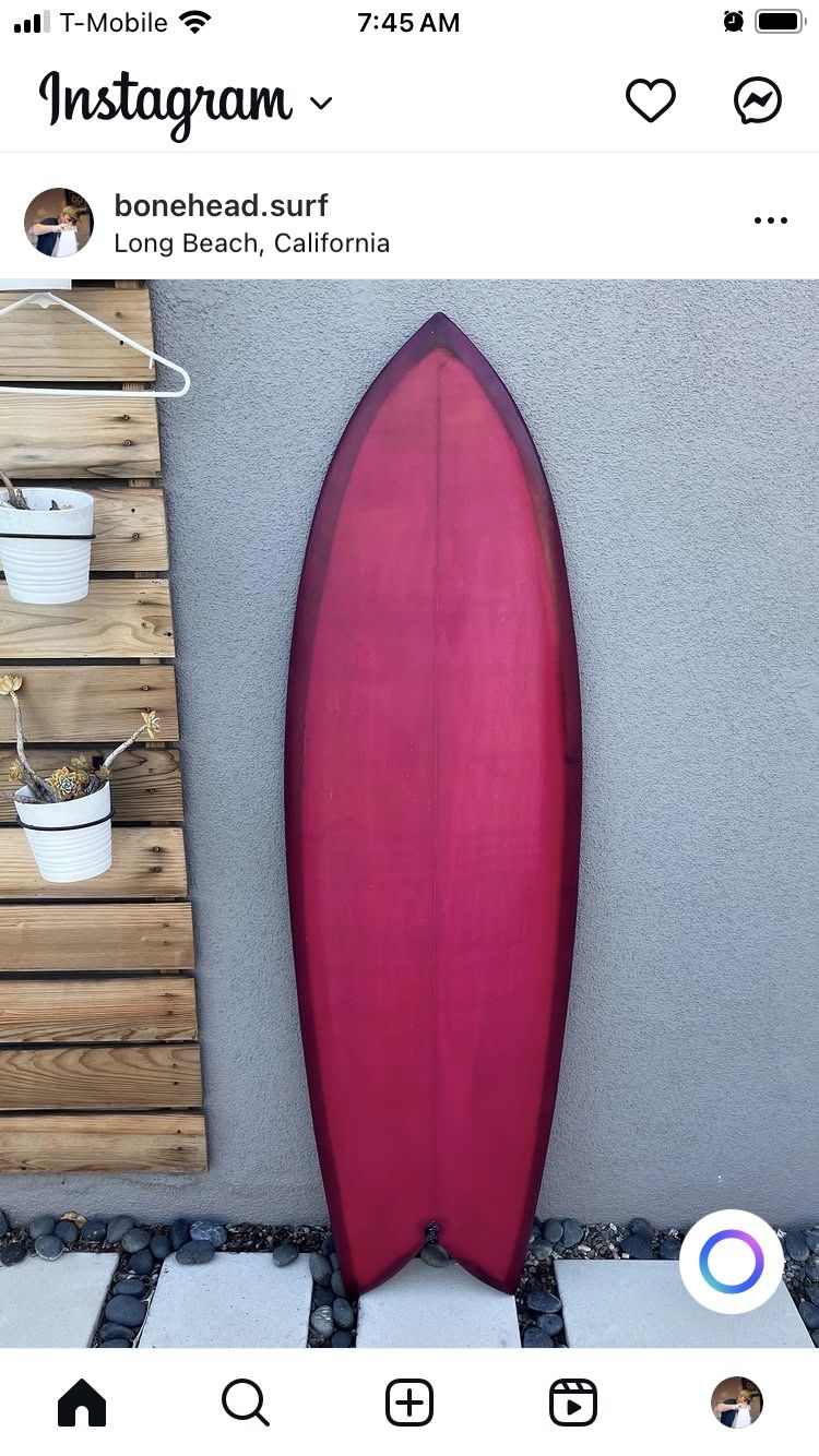 5’9” Fish Surfboard