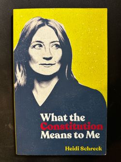 Heidi Schreck What the Constitution Means to Me TCG Ed 2021 Trade PB Drama