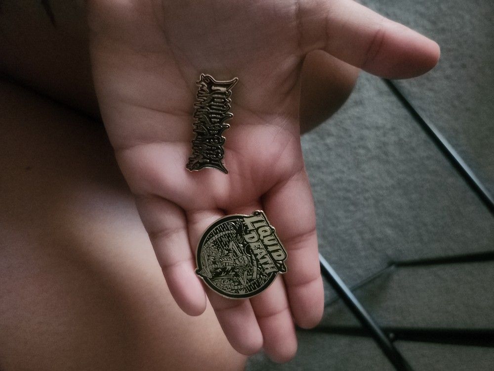 Liquid Death Pins