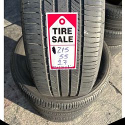 215-55-17 Michelin Premier Full Used Tire Set $220 Free Mounting And Balancing
