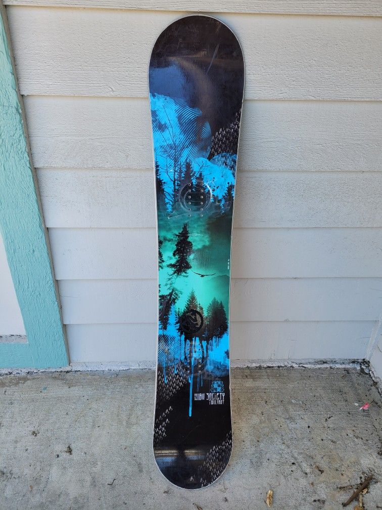 High Society Twilight Snowboard 158 Cm Never summer Heritage