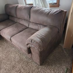 Faux Leather Sofa