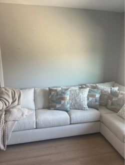 2 piece Beige Sectional