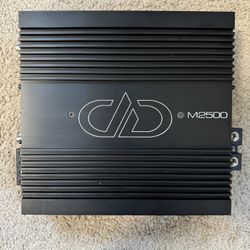 DD Audio M2500 Monoblock Amplifier 2500W RMS High-Efficiency Class D