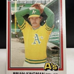 Brian Kingman Baseball Card 