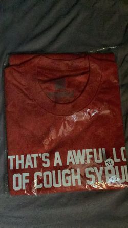 Red Graphic T-Shirt XL Cough Syrup
